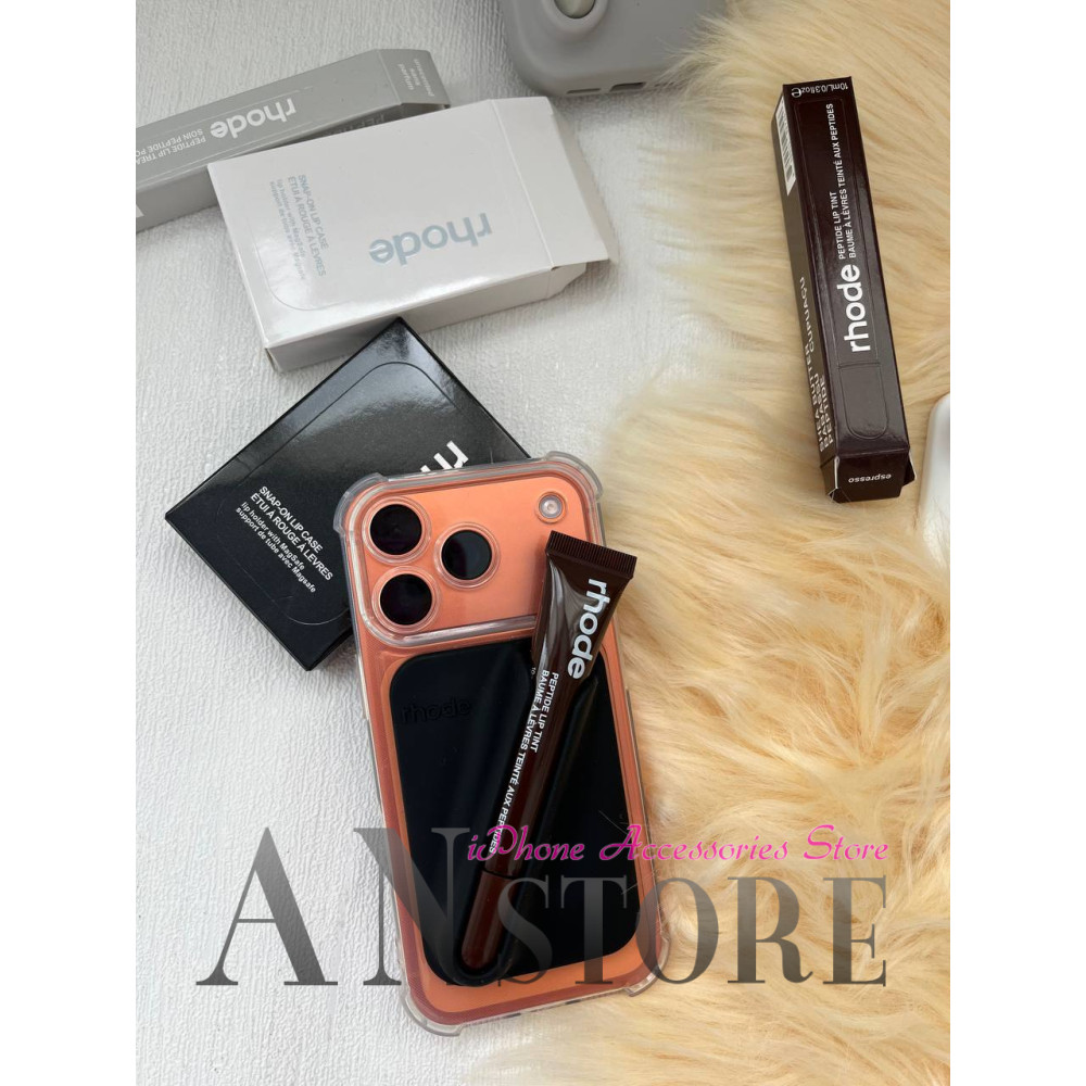 Магнітний тримач для бальзаму або блиску на телефон RHODE Lip Case Black чорний 